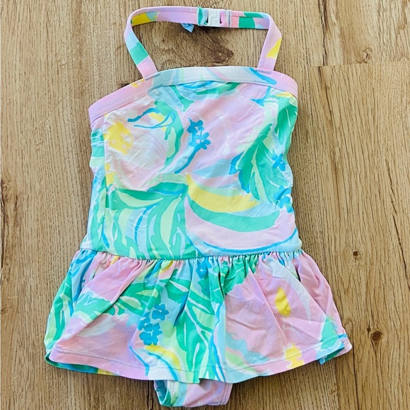Lilly Pulitzer Other - Pastel Floral Kids Swim Dress
